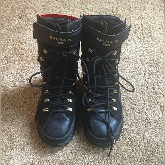 Puma x Balmain deva boots womens US (has wear)